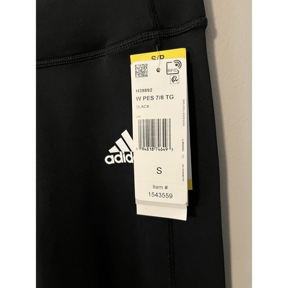 New! Adidas Women's Small Black High-Rise 7/8 AEROREADY Leggings NWT - Picture 4 of 14